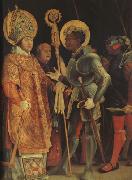 Matthias  Grunewald The Meeting of St Erasmus and St Maurice (mk08) china oil painting reproduction